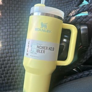 40oz- - pomelo color Stanley 40oz  tumbler with straw lid